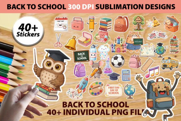Download 40+ Back to School Cute Sticker Bundle - Cute sticker bundle Collection
